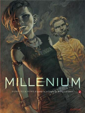 Couverture du livre « Millénium Tome 2 : les hommes qui n'aimaient pas les femmes Tome 2 » de Sylvain Runberg et Jose Homs aux éditions Dupuis