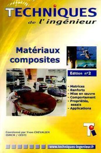 Couverture du livre « Materiaux composites (cd-rom, 2. ed.) » de Chevalier Yvon aux éditions Lavoisier Diff