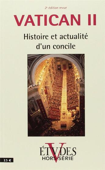 Couverture du livre « Etudes hors serie vatican » de  aux éditions Ser