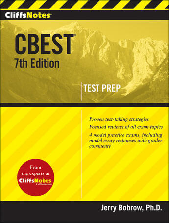 Couverture du livre « CliffsNotes CBEST, 7th Edition » de Bobrow Jerry aux éditions Houghton Mifflin Harcourt