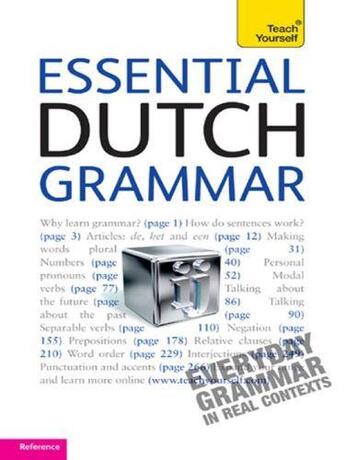 Couverture du livre « Essential Dutch Dictionary: Teach Yourself » de Strik Dennis aux éditions Hodder Education Digital