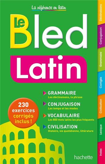 Couverture du livre « Le bled ; latin » de  aux éditions Hachette Education