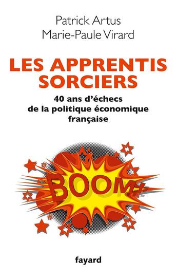 Couverture du livre « Les apprentis sorciers ; 40 ans d'échecs de la politique économique française » de Patrick Artus et Marie Paule Virard aux éditions Fayard