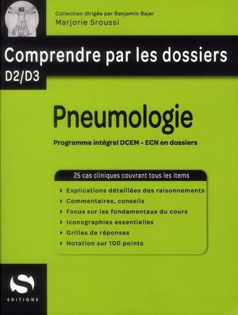 Couverture du livre « Pneumologie comprendre » de  aux éditions Medxls