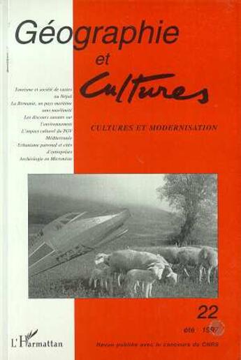 Couverture du livre « Geographie et cultures n 22 » de  aux éditions L'harmattan