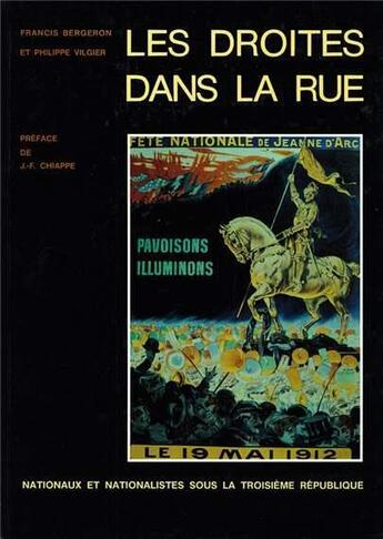 Couverture du livre « Les droites dans la rue » de Bergeron aux éditions Dominique Martin Morin