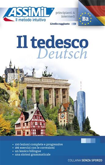 Couverture du livre « Il tedesco deutsch ; principianti & intermedi B2 » de Maria Roemer et Manuela Benetton aux éditions Assimil