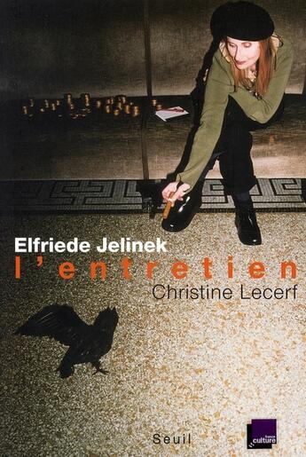 Couverture du livre « L'entretien » de Jelinek/Lecerf aux éditions Seuil