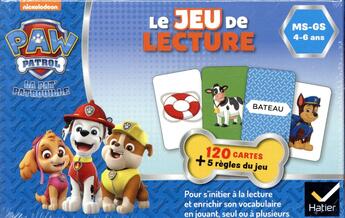 Couverture du livre « Le jeu de lecture pat'patrouille ms-gs » de Magni Pascale aux éditions Hatier