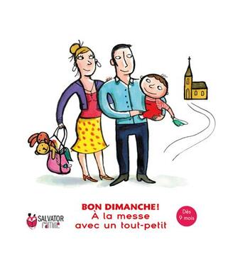 Couverture du livre « À la messe avec mon bébé » de Emmanuelle Remond Daylac et Nathalie Dieterle aux éditions Salvator