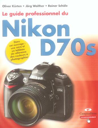 Couverture du livre « Nikon d70s » de Kurten/Walther aux éditions Pearson