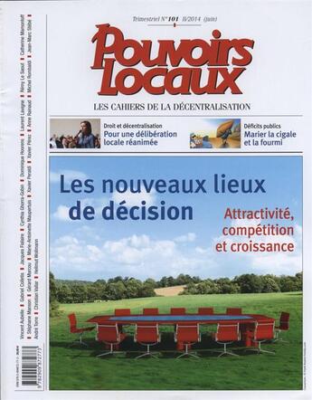 Couverture du livre « Les nouveaux lieux de décision » de  aux éditions Institut De La Decentralisation