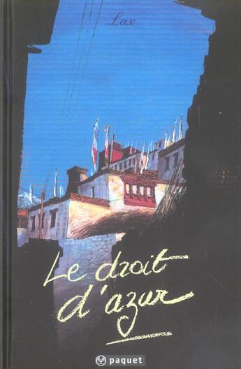 Couverture du livre « Droit d'azur » de Lax aux éditions Paquet