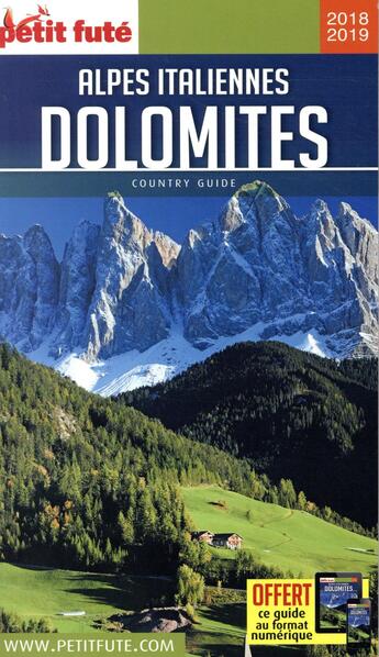 Couverture du livre « Dolomites et alpes italiennes (édition 2018/2019) » de  aux éditions Le Petit Fute