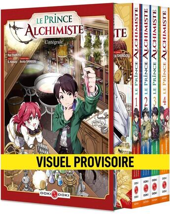 Couverture du livre « Le prince alchimiste : coffret Tomes 1 à 4 » de Rui Tsukiyo et S. Kosugi et Arata Shindou aux éditions Bamboo