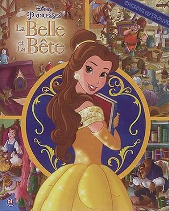 Couverture du livre « Cherche et trouve ; la Belle et la Bête » de  aux éditions Pi Kids