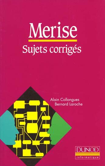 Couverture du livre « Merise Sujets Corriges » de Collongues aux éditions Dunod