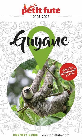 Couverture du livre « Country guide : Guyane (édition 2025/2026) » de Collectif Petit Fute aux éditions Le Petit Fute