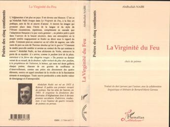 Couverture du livre « La Virginité du Feu » de Abdhullah Naibi aux éditions L'harmattan