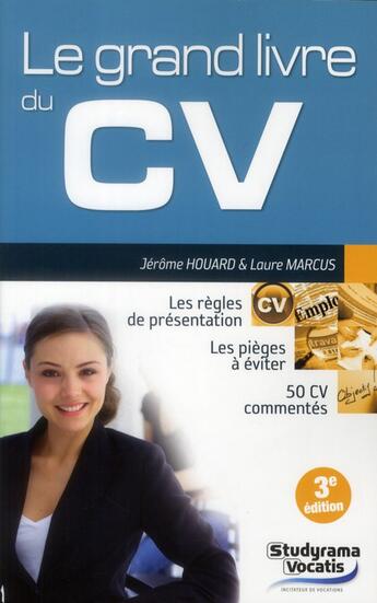 Couverture du livre « Le grand livre du CV (3e édition) » de  aux éditions Studyrama