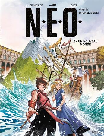 Couverture du livre « N.E.O. Tome 2 : un nouveau monde » de Michel Bussi et Maxe L'Hermenier et Djet aux éditions Jungle