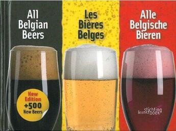 Couverture du livre « Les bières belges » de Moniek Vandenberghe aux éditions Stichting Kunstboek