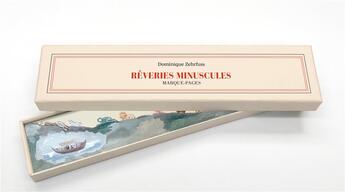 Couverture du livre « Marque page rêveries minuscules : coffret de 14 marque-pages » de Dominique Zehrfuss aux éditions Gallimard
