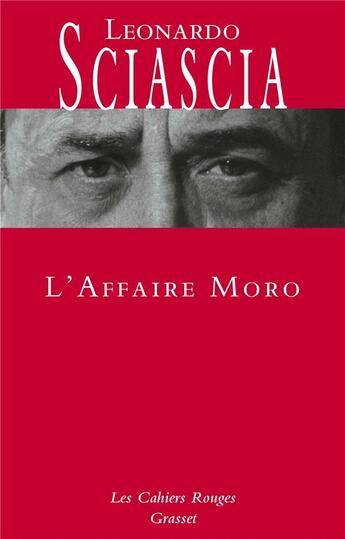 Couverture du livre « L'affaire moro » de Leonardo Sciascia aux éditions Grasset