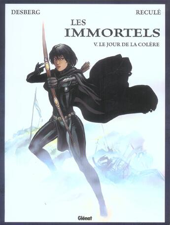 Couverture du livre « Les immortels Tome 5 ; le jour de la colère » de Henri Recule et Stephen Desberg aux éditions Glenat