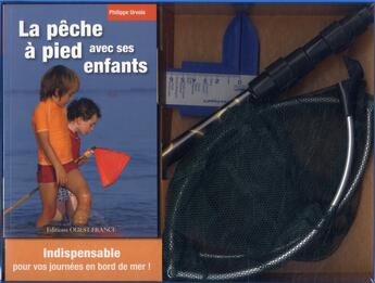 Couverture du livre « La pêche à pied avec ses enfants ; coffret » de Philippe Urvois aux éditions Ouest France