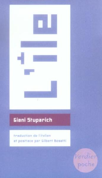 Couverture du livre « L'île » de Giani Stuparich aux éditions Verdier