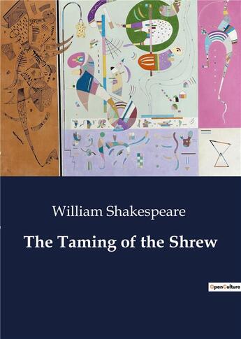 Couverture du livre « The Taming of the Shrew » de William Shakespeare aux éditions Culturea