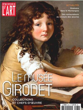 Couverture du livre « Dossier de l'art n 265 musee girodet - decembre 2018 » de  aux éditions Faton Revue