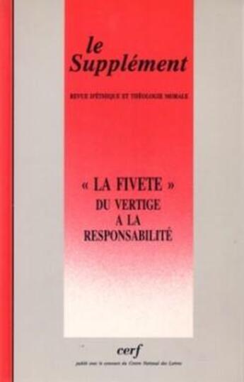 Couverture du livre « Revue d'éthique et de théologie morale 177 » de Collectif Retm aux éditions Cerf