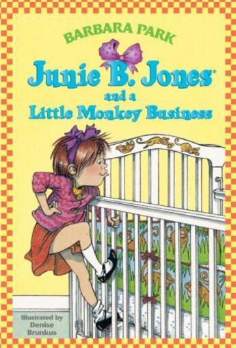 Couverture du livre « Junie B. Jones #2: Junie B. Jones and a Little Monkey Business » de Barbara Park aux éditions Epagine