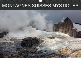 Couverture du livre « Montagnes suisses mystiques (Calendrier mural 2020 DIN A3 horizontal) ; Moments dans la nature (Calendrier mensuel, 14 Pages ) » de Marcel Schaefer aux éditions Calvendo