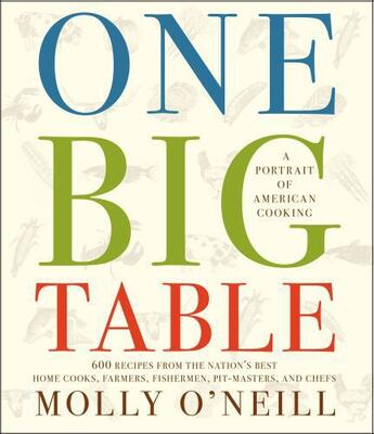 Couverture du livre « One Big Table » de O'Neill Molly aux éditions Simon & Schuster