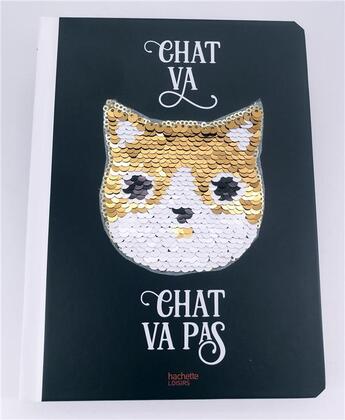 Couverture du livre « Agenda sequins chat va, chat va pas » de  aux éditions Hachette Pratique