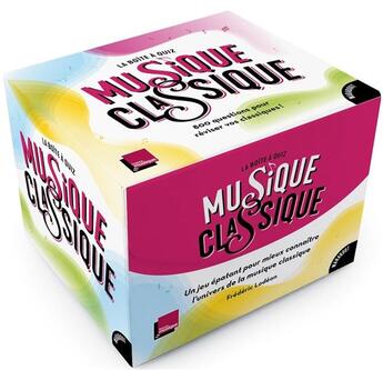 Couverture du livre « La boîte à quiz musique classique ; france musique » de  aux éditions Marabout