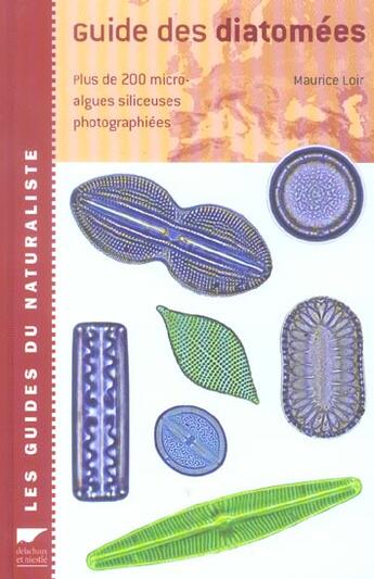 Couverture du livre « Guide des diatomees » de Maurice Loir aux éditions Delachaux & Niestle