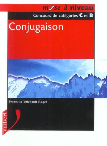 Couverture du livre « Conjugaison » de Francoise Thiebault-Roger aux éditions Vuibert