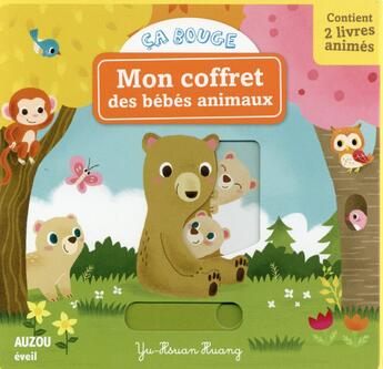 Couverture du livre « Mon coffret des bébés animaux » de Yu-Hsuan Huang aux éditions Philippe Auzou