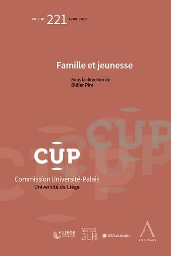 Couverture du livre « Famille et jeunesse Tome 221 » de Didier Pire aux éditions Anthemis