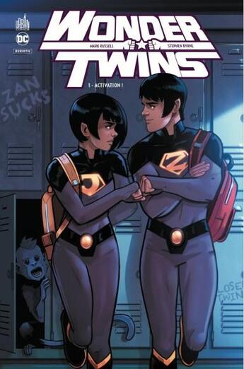 Couverture du livre « Wonder twins Tome 1 : activation ! » de Russell Mark et Stephen Byrne aux éditions Urban Comics