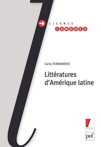 Couverture du livre « Littératures d'Amérique latine » de Carla Fernandes aux éditions Puf