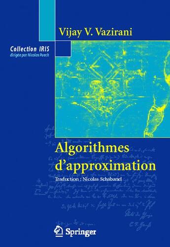 Couverture du livre « IRIS : algorithmes d'approximation » de Vijay V. Vazirani aux éditions Springer