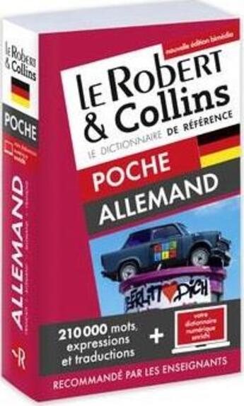 Couverture du livre « LE ROBERT & COLLINS ; POCHE ; dictionnaire allemand » de  aux éditions Le Robert