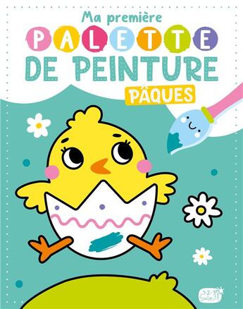 Couverture du livre « Ma première palette de peinture : Pâques » de Atelier Cloro aux éditions 1 2 3 Soleil