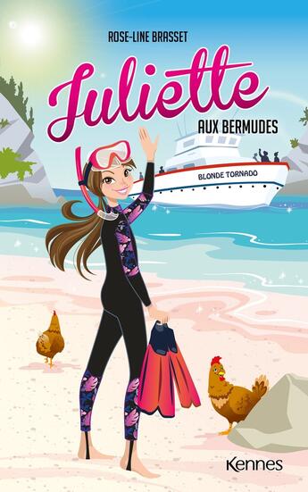 Couverture du livre « Juliette Tome 17 : Juliette aux Bermudes » de Rose-Line Brasset aux éditions Les 3 As