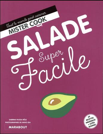 Couverture du livre « Super facile ; salades » de  aux éditions Marabout